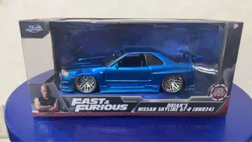 B품 1/24 Jada Brian's SKYLINE GT-R BNR34