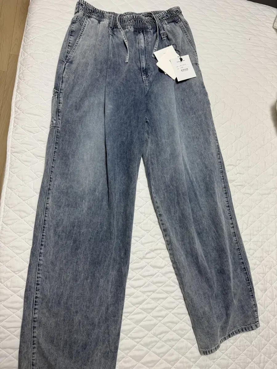 Wooyoungmi 25ss One-Tuck Banding Denim 50