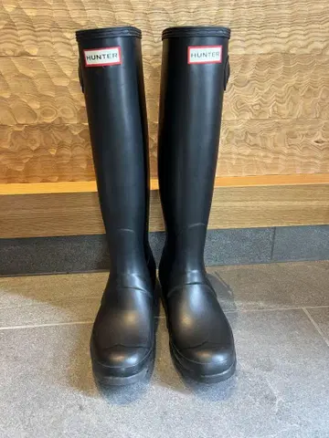 헌터 장화 UK8 25cm