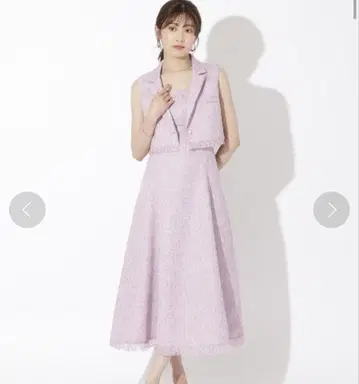 ANDCOUTURE 썸머 트위드 셋업 원피스 사이즈 38
