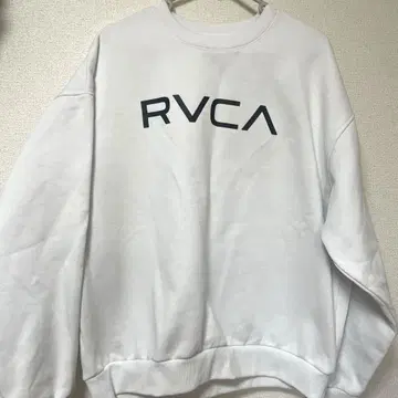RVCA 화이트 맨투맨 트레이닝복 남성용 S