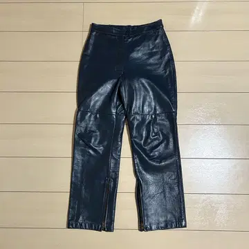 70s BATES 가죽 팬츠 구제 의류 빈티지