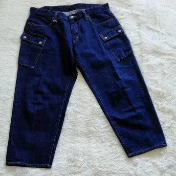 코지마 청바지 카고 데님 팬츠 w38 일본제 빅 사이즈