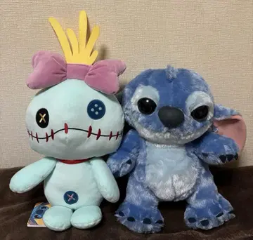 실사 영화 리로 & 스티치 L 봉제 인형 스티치 스쿱