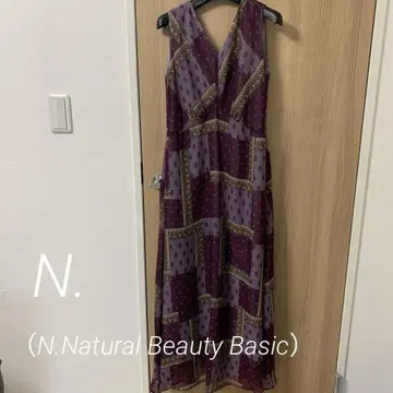 N. (N.Natural Beauty Basic) 패치워크 프린트 원피스