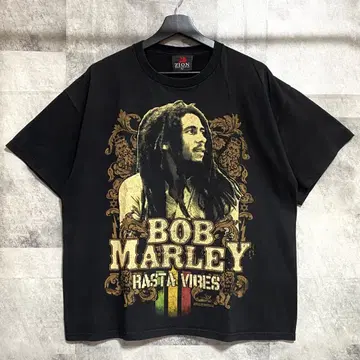 BOB MARLEY 밥 말리 티셔츠 ZION 카피라이트 2008