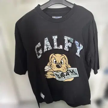 GALFY 블랙 티셔츠 캐릭터