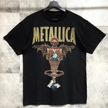 METALLICA 메탈리카 티셔츠 블랙 밴딩 T 2012 카피라이트