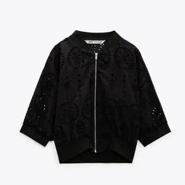 ZARA 컷워크 자수 봄버 자켓 M 사이즈