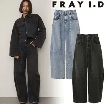 FRAY I.D 와이드 코쿤 데님 팬츠 IENA 원피스 자켓