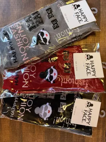 해피 페이스 삭스 3켤레 세트