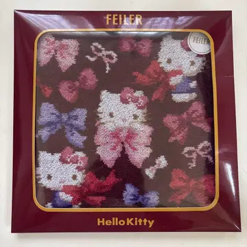 FEILER Hello Kitty 리본 무늬 손수건