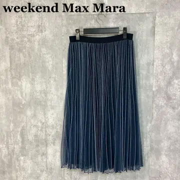 새상품 weekend Max Mara 플리츠 스커트 L