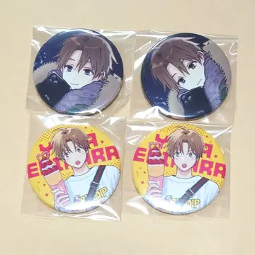 애니메이트 페어 타시로군, 너란 녀석은. 캔뱃지 에비하라 유타 4종 세트