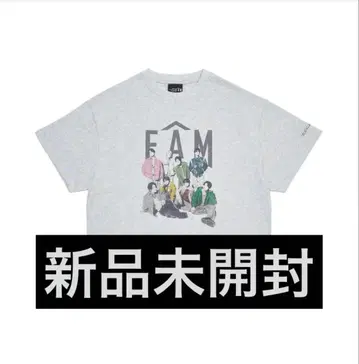 FAM 그레이 티셔츠 화이트
