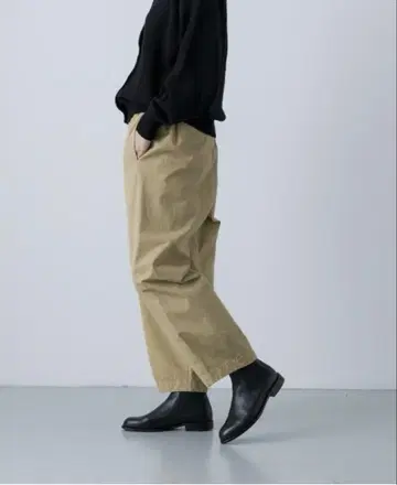 카구레 코튼 크롭 팬츠 2024