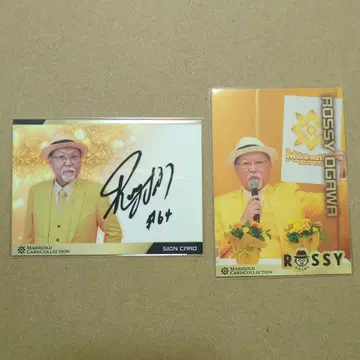 MARIGOLD 공식 트레이딩 카드 로시 오가와 친필 사인 트레이딩 카드