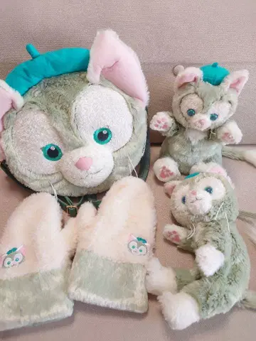 젤라토니 봉제 인형 백 장갑 퍼펫 세트