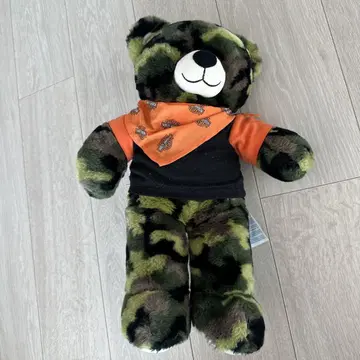 카모 패턴 곰 봉제 인형 HARLEY-DAVIDSON