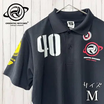 ORIENTAL WITCHES 배구 블랙 피케 셔츠 M 사이즈