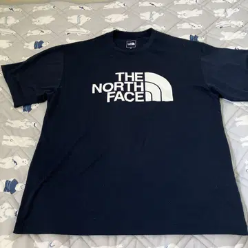 네이비 컬러 THE NORTH FACE 네이비 티셔츠 2XL
