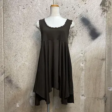 슬리브리스 튜닉 레이어드 페어리 그런지 모리걸 Y2K 헤이세이