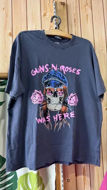 GUNS N' ROSES 티셔츠 다크 그레이
