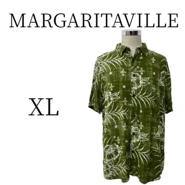 MARGARITAVILLE 말가리타빌 그린 반팔 셔츠/블라우스 XL