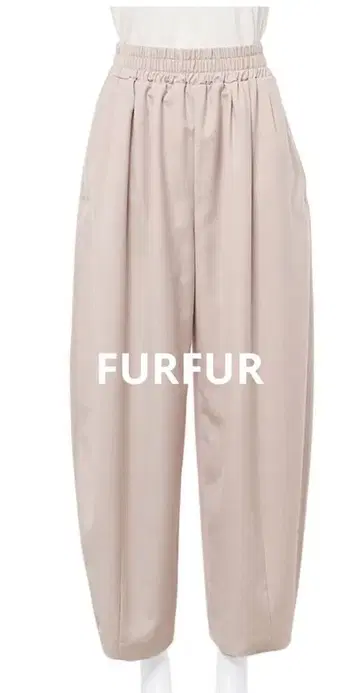 FURFUR 퍼퍼 커브 와이드 팬츠 PINK