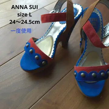 안나수이 펌프스 스터드 헤드 밑창 3cm 힐 9~10cm