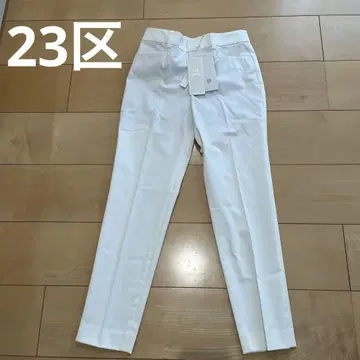 23구 화이트 팬츠 사이즈 28 비침 방지