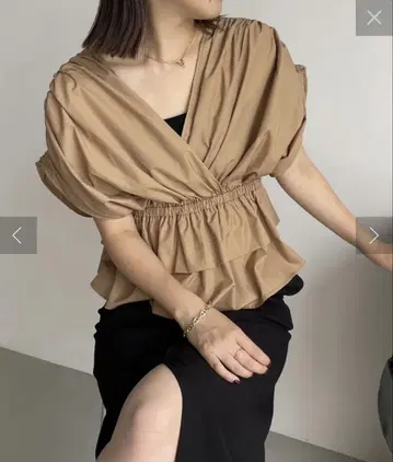 capricieux le'mage 카슈쿨 개더 블라우스