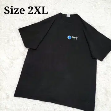 빅 사이즈] US 구제 의류 블랙 원 포인트 2XL 심플
