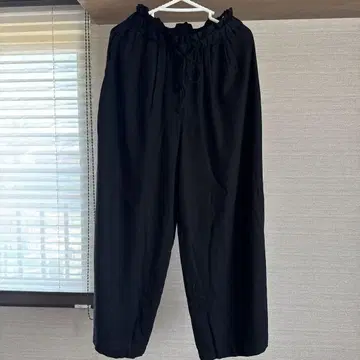 렙심 린넨 라이크 와이드 스트레이트 팬츠
