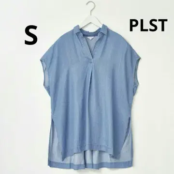 PLST 라이트 데님 오버 사이즈 셔츠