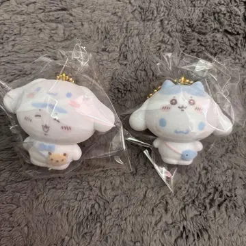 치이카와 (먼작귀) 산리오 시크릿 플로키 마스코트 참 하치와레 시나몬