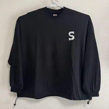 SEE SEE 슈퍼 빅 LS 티셔츠 드로우스트링스 M