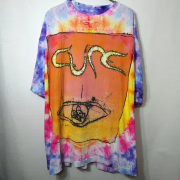90년대 빈티지 The CURE WISH 티셔츠 1992