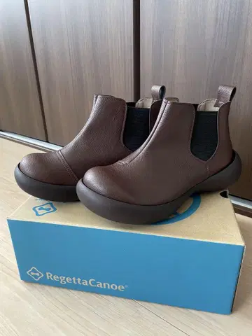 RegettaCanoe 사이드 고어 부츠 다크 브라운 S