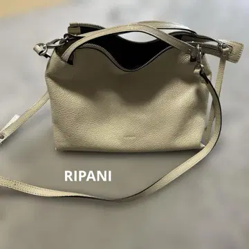 RIPANI 천연 가죽 숄더백 베이지 새상품급