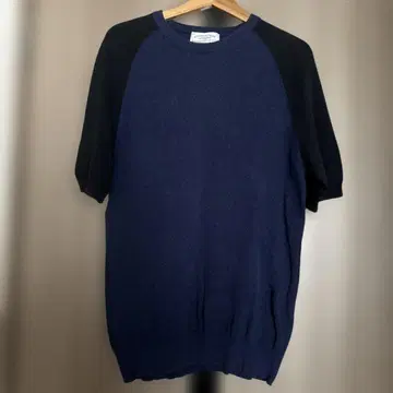 AUTHENTIC WEAR 네이비 블랙 니트 M