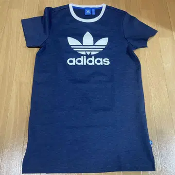아디다스 네이비 반팔 티셔츠 원피스 UK8