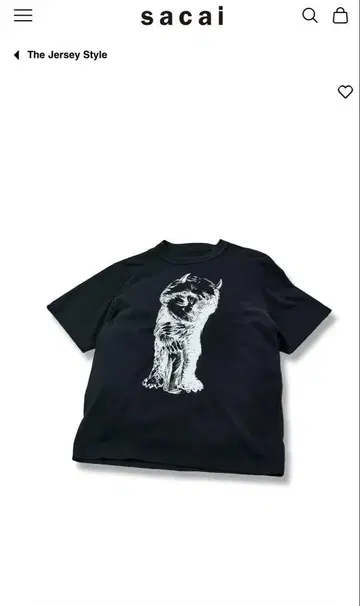 사카이 2025aw T-Shirt 유니섹스 size1 당일 발송