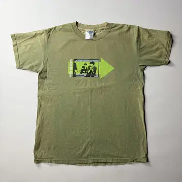 Blues Explosion 밴드 티셔츠 올리브 GILDAN 바디 M