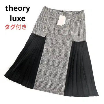 [택 포함] Theory luxe VISCOSE CHECK LENARD