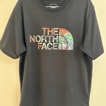 THE NORTH FACE 컬러풀 로고 티셔츠