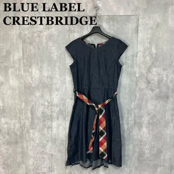 BLUE LABEL CRESTBRIDGE 데님 원피스 38