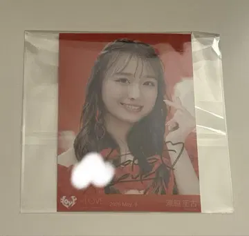 타키와키 쇼코 친필 사인 포함 브로마이드 '토쿠베츄, 시테'