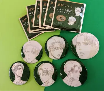 진격의 거인 리바이 캔뱃지 6개 WIT STUDIO IG 스토어 원화