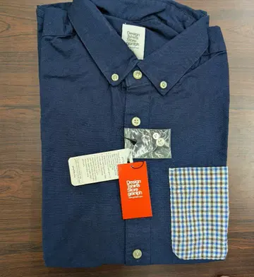 Design Tshits Storep graniph 네이비 반팔 셔츠 M